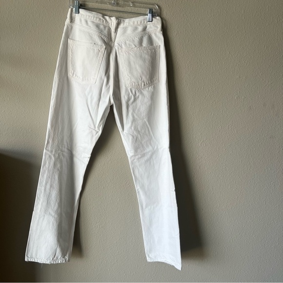 Agolde 90’s White Distressed Jeans - Picture 6 of 9